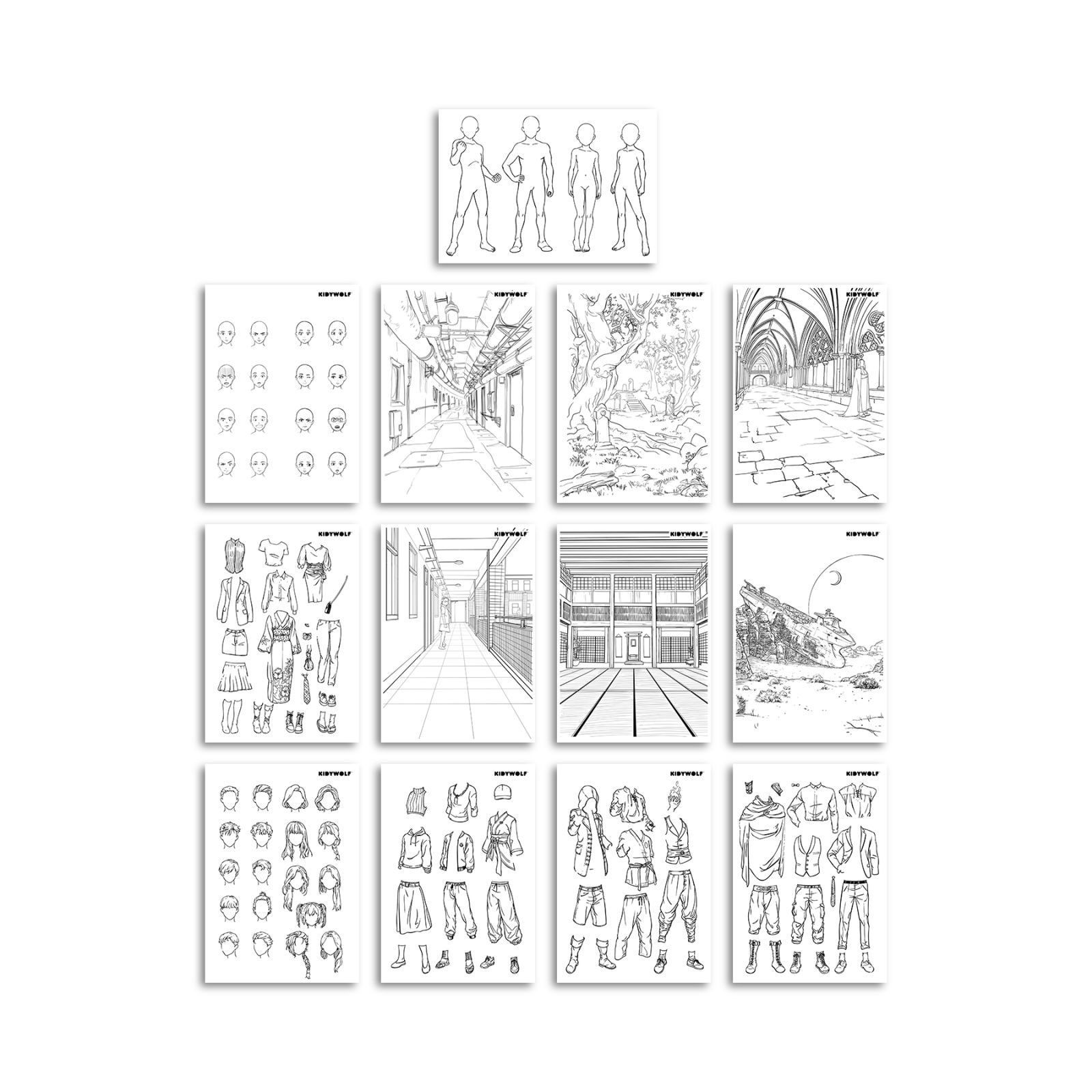 Kreslící tablet Kidywolf - Manga (obrázek 4)