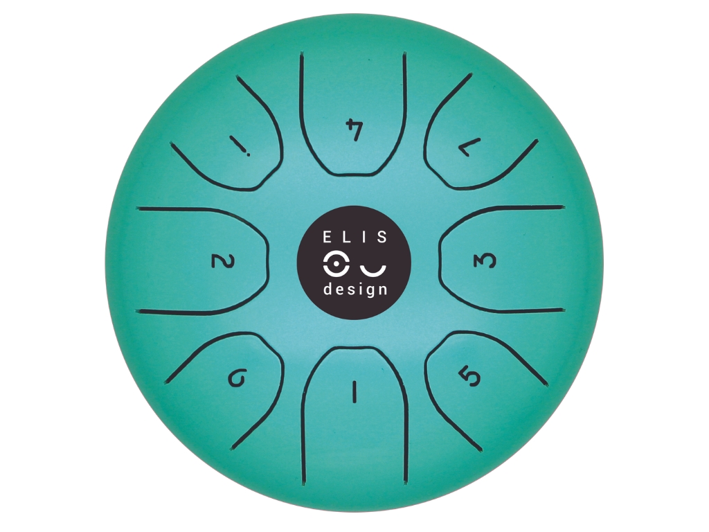 ELIS DESIGN Kovový bubínek Drumboo malý - mátový