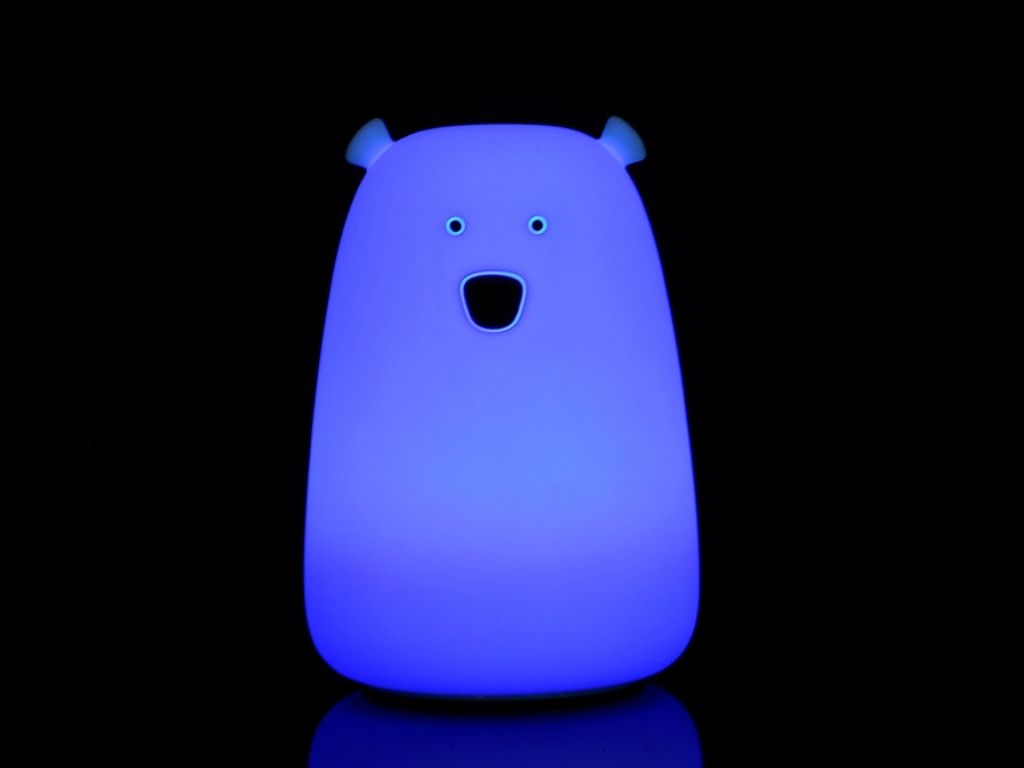 ELIS DESIGN Silikonová lampička Medvídek s ovladačem (obrázek 5)