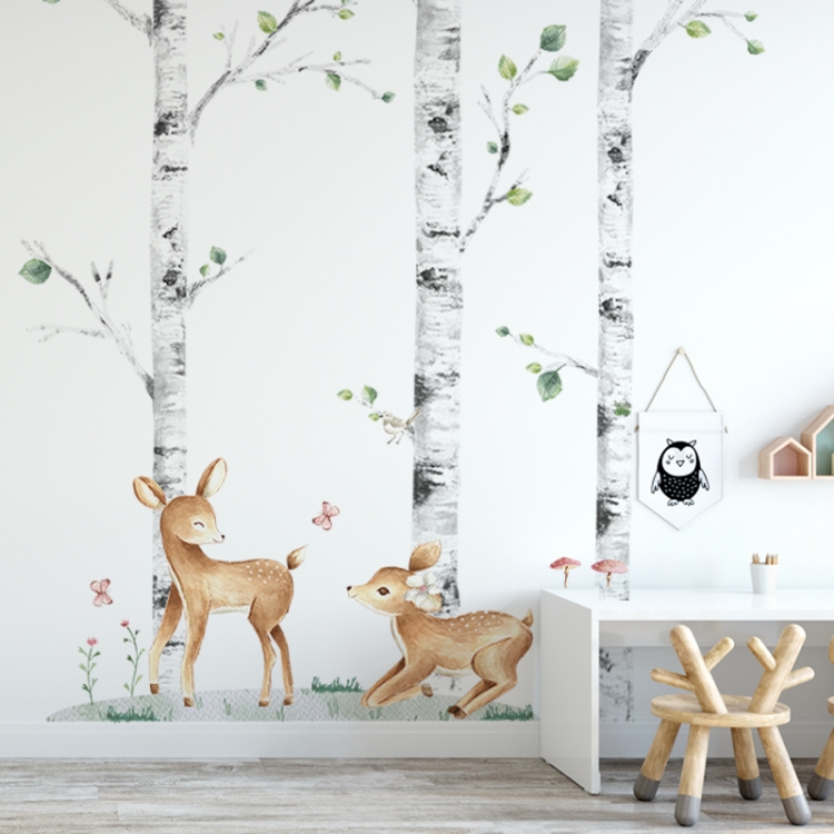 Yokodesign Nálepka na zeď – tři břízky