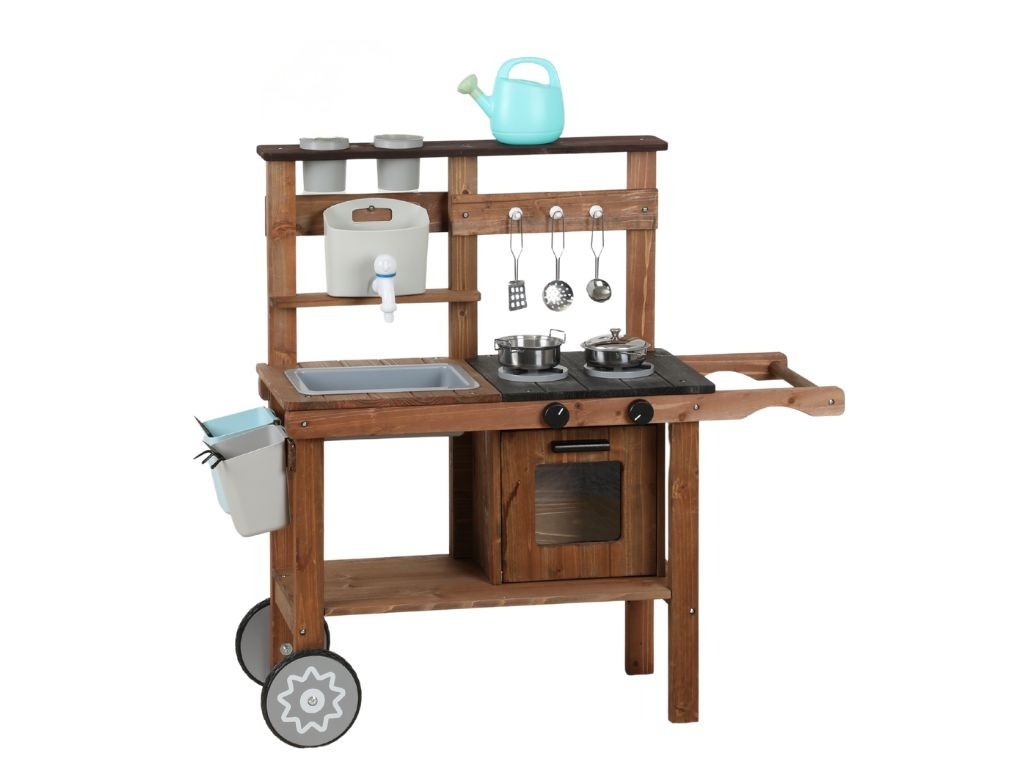 eliNeli Dětská venkovní kuchyňka s příslušenstvím