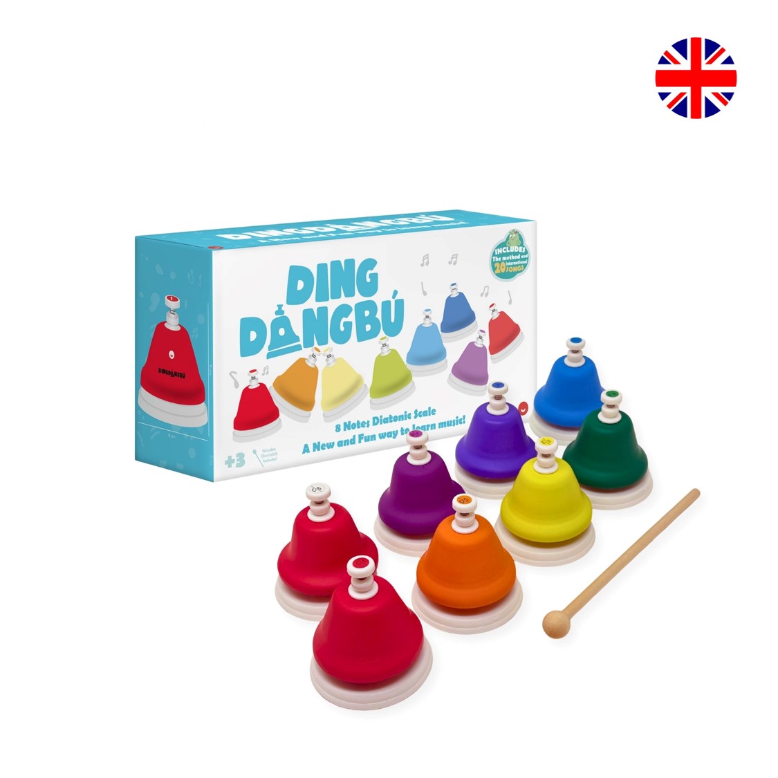 Juegaconmigo Zvonečky DingdangBú - stlačovací