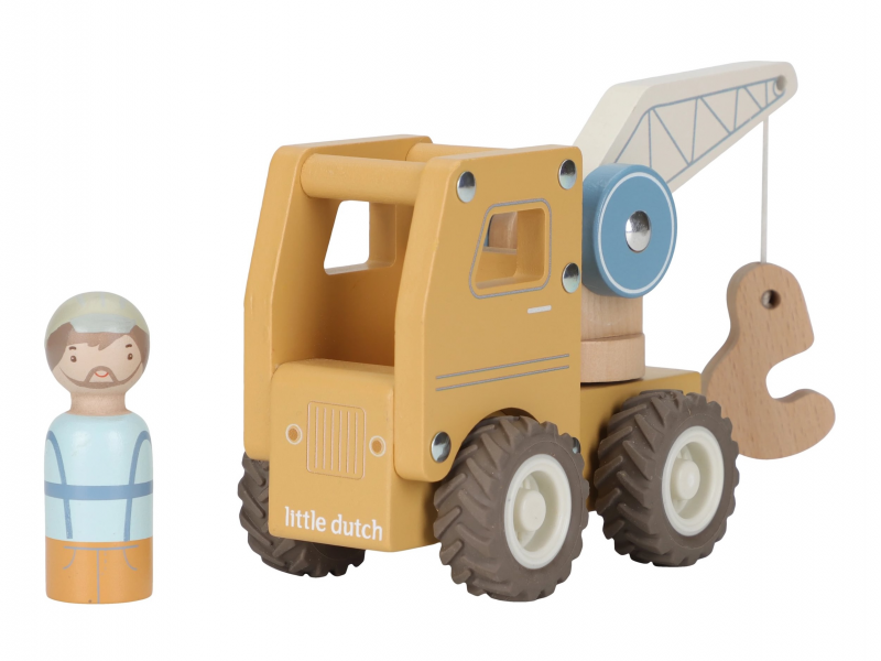 Little Dutch Autojeřáb dřevěný