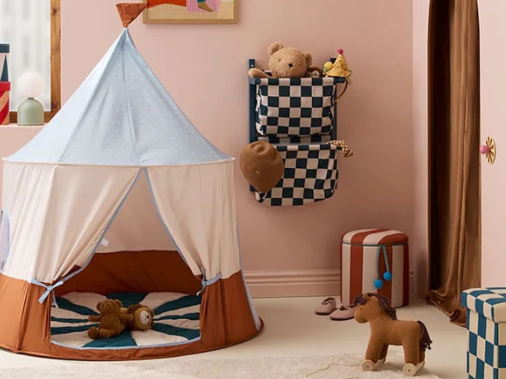 Kid’s Concept Hrací stan Cirkus – hnědý