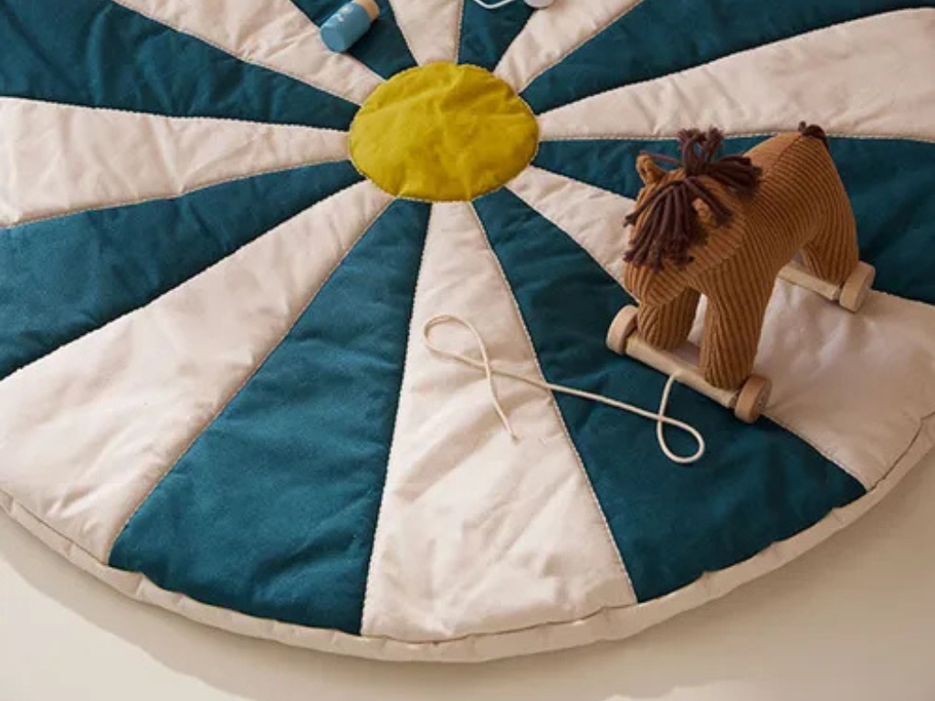 Kid’s Concept Hrací podložka Cirkus – modrá
