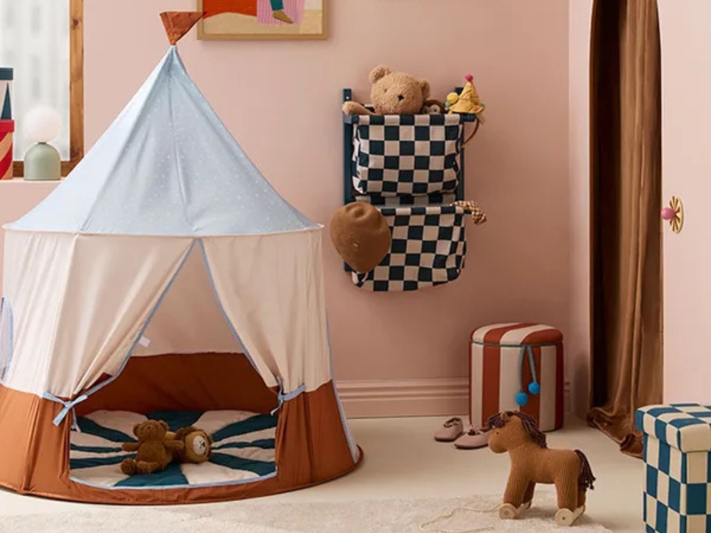 Kid’s Concept Hrací podložka Cirkus – modrá