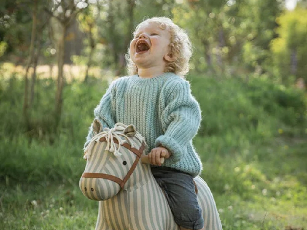 Kid's Concept Houpací kůň AIDEN - pruhovaný (obrázek 8)