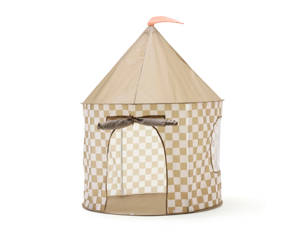 Kid’s Concept Hrací stan kostkovaný – khaki
