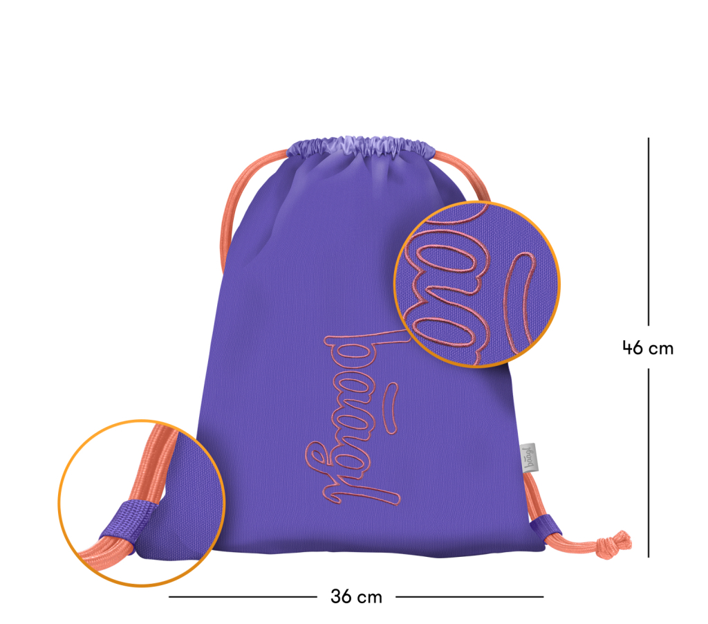 BAAGL Sáček na přezůvky Orange