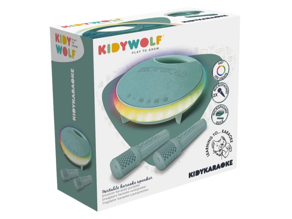 Kidywolf Přenosné karaoke Kidykaraoke – zelené