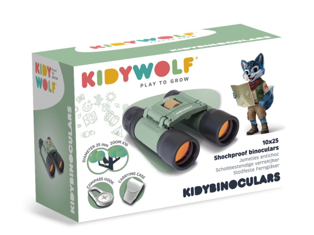 Kidywolf Dětský dalekohled Kidybinoculars – zelený