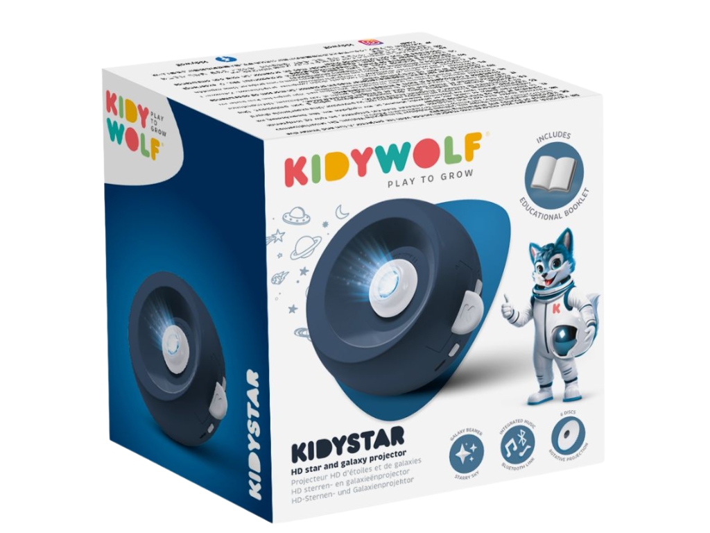 Kidywolf Projektor hvězdné oblohy Kidystar - modrý (obrázek 3)