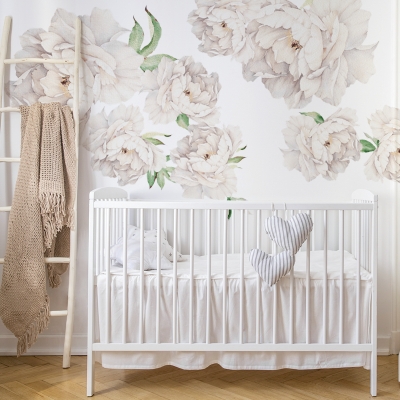 YOKODESIGN Samolepka na zeď Pivoňky