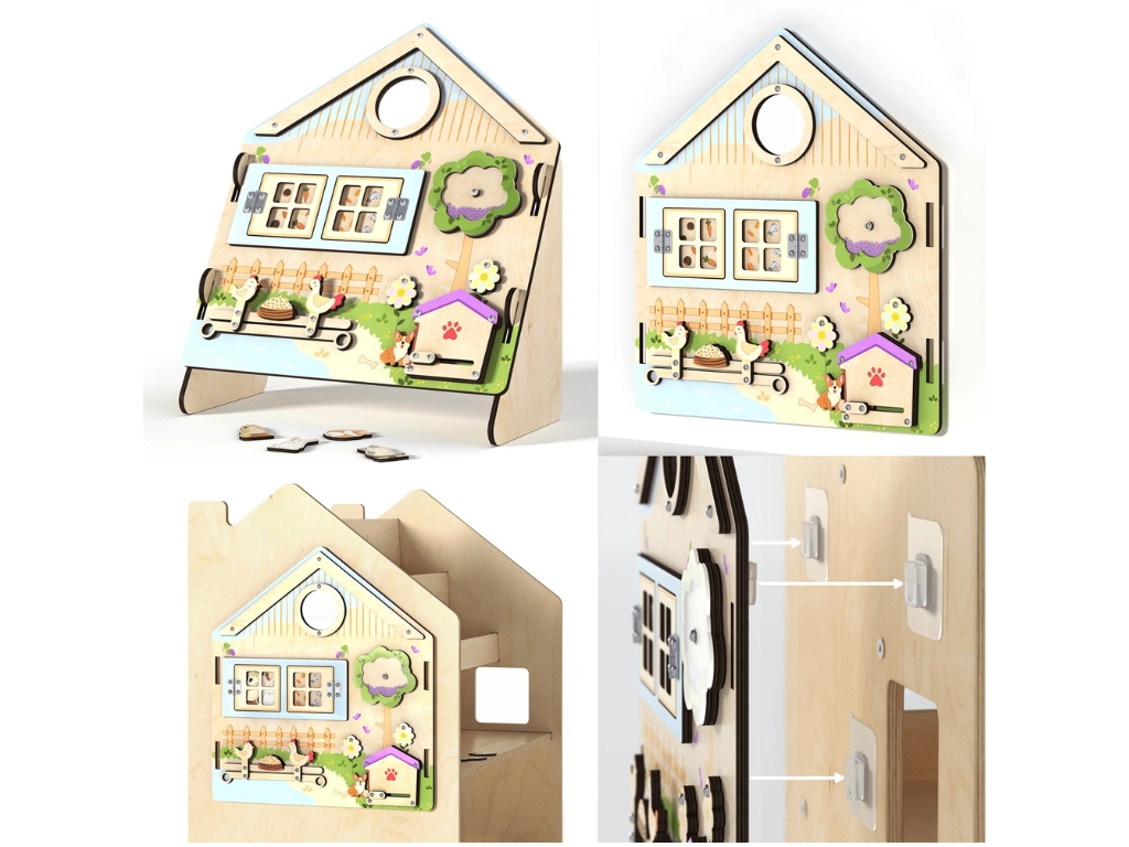 Activity board BusyKids - farma (obrázek 8)
