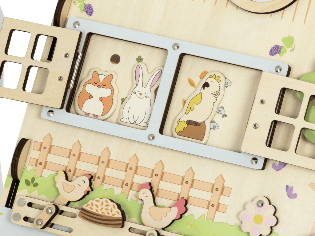 Activity board BusyKids - farma (obrázek 6)