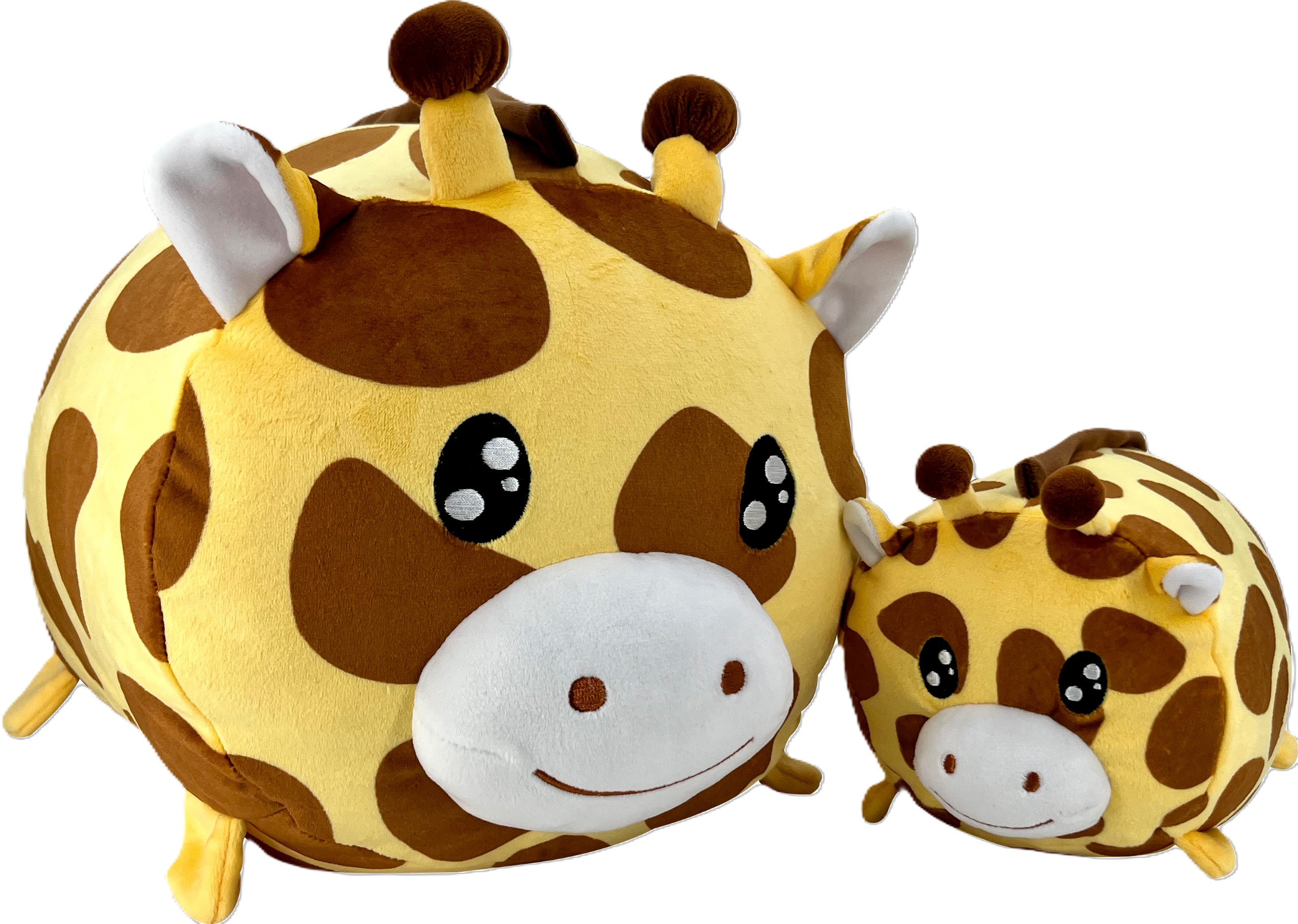 Levně Magic Baby Maminka s mláďátkem Žirafa - set plyšových hraček 20 a 40 cm
