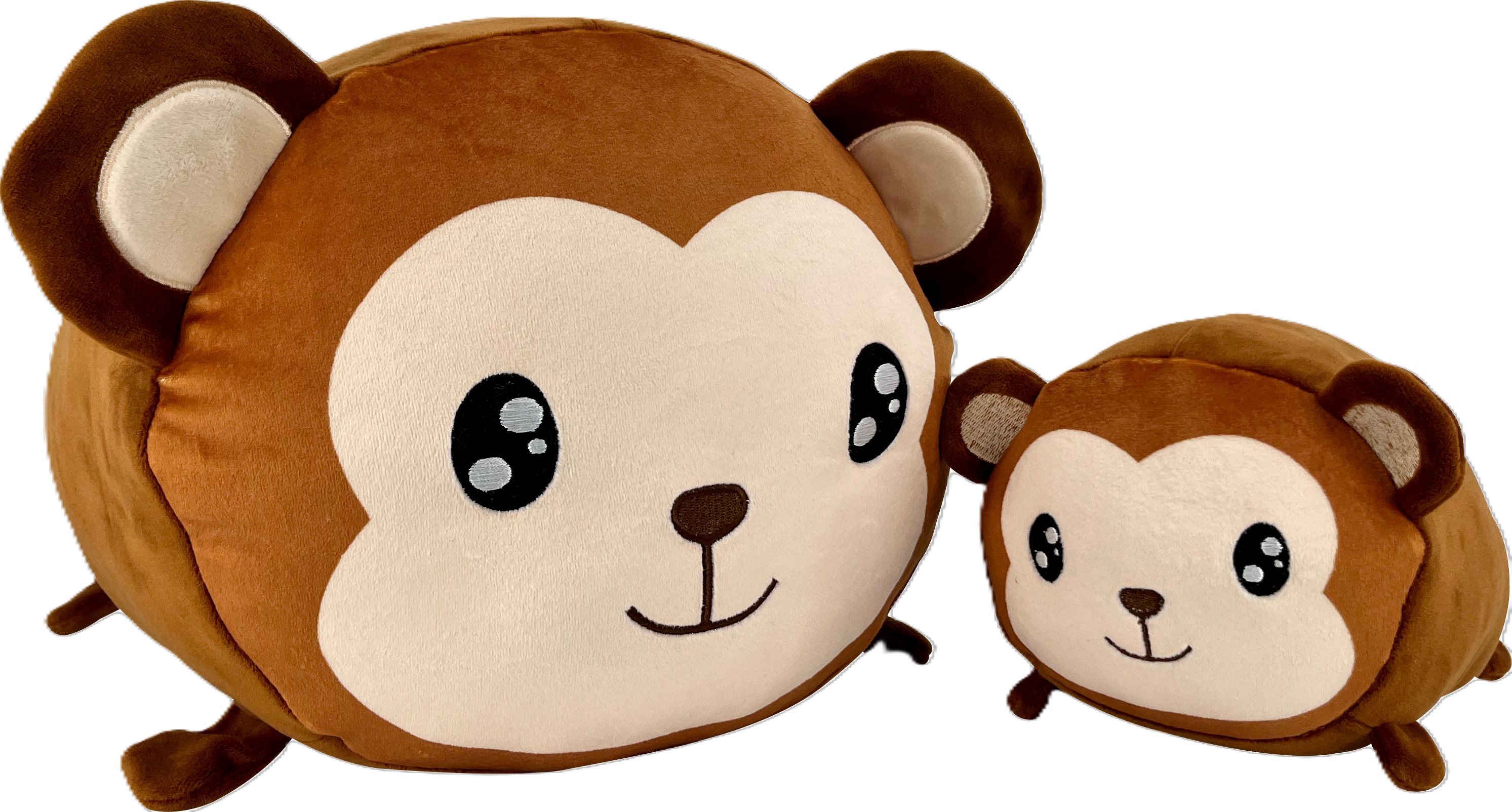 Levně Magic Baby Maminka s mláďátkem Opice - set plyšových hraček 20 a 40 cm