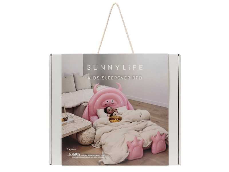 Sunnylife Nafukovací postel Příšerka - růžová (obrázek 6)