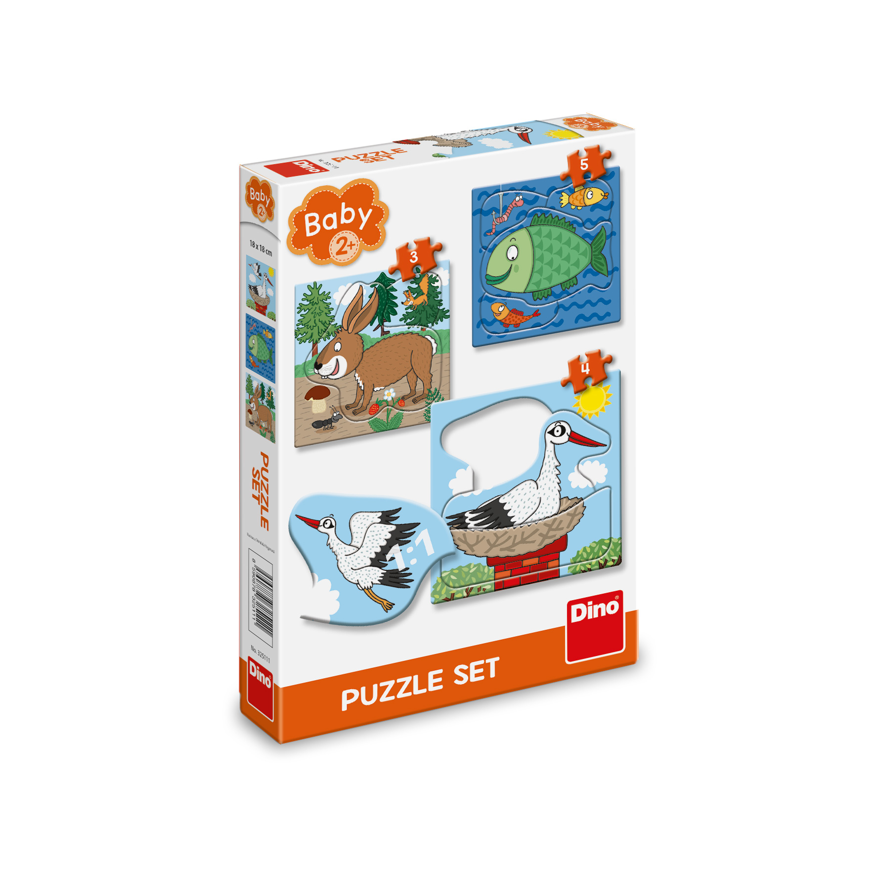 Dino Puzzle Zvířátka: Kde žijí 3–5 dílků baby (obrázek 3)
