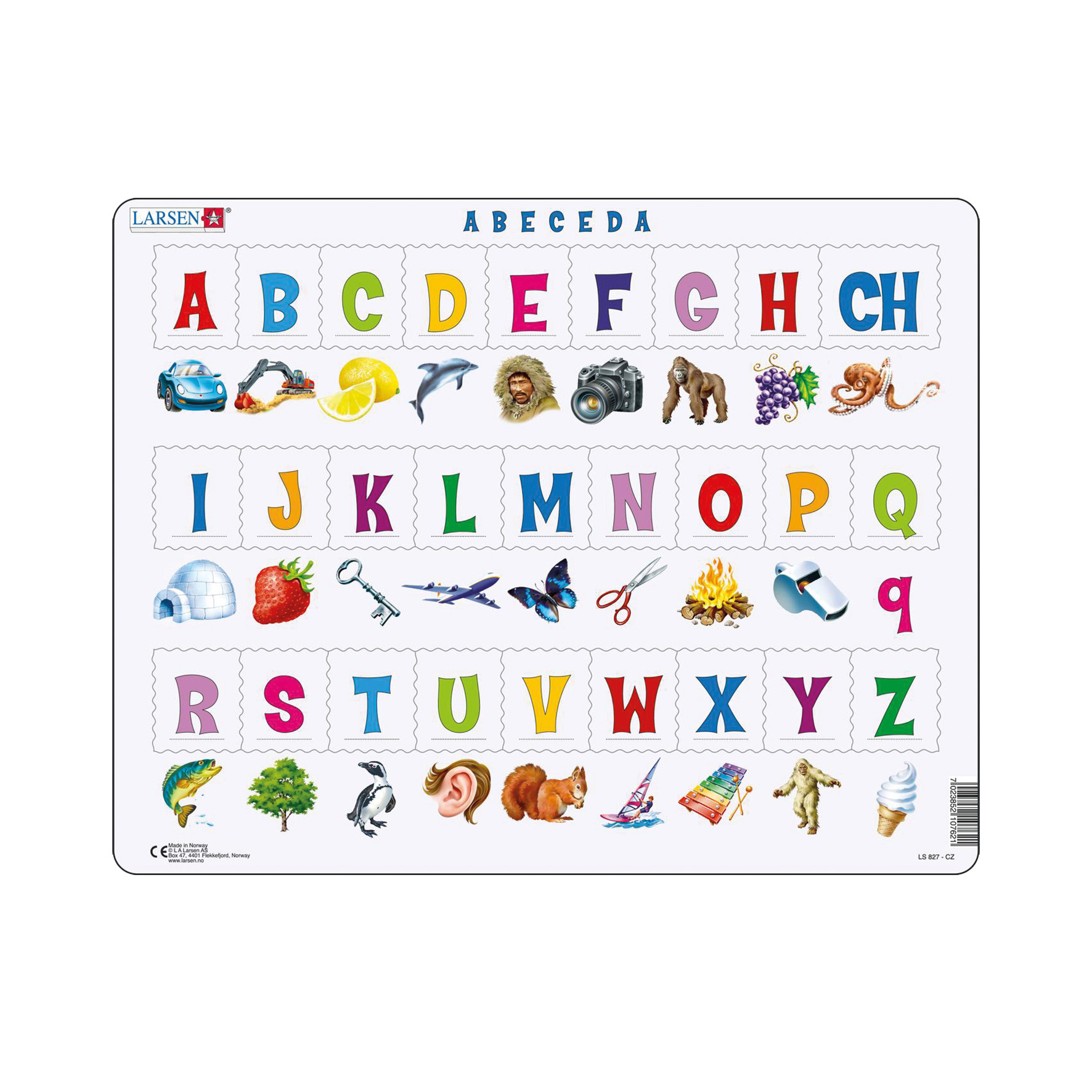 Dino ABECEDA 27 d. EDU Puzzle