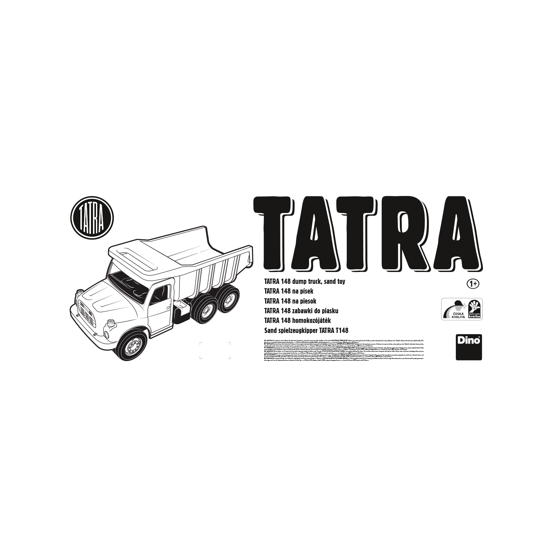 Dino Tatra 148 modročervená velká 72 cm (obrázek 6)