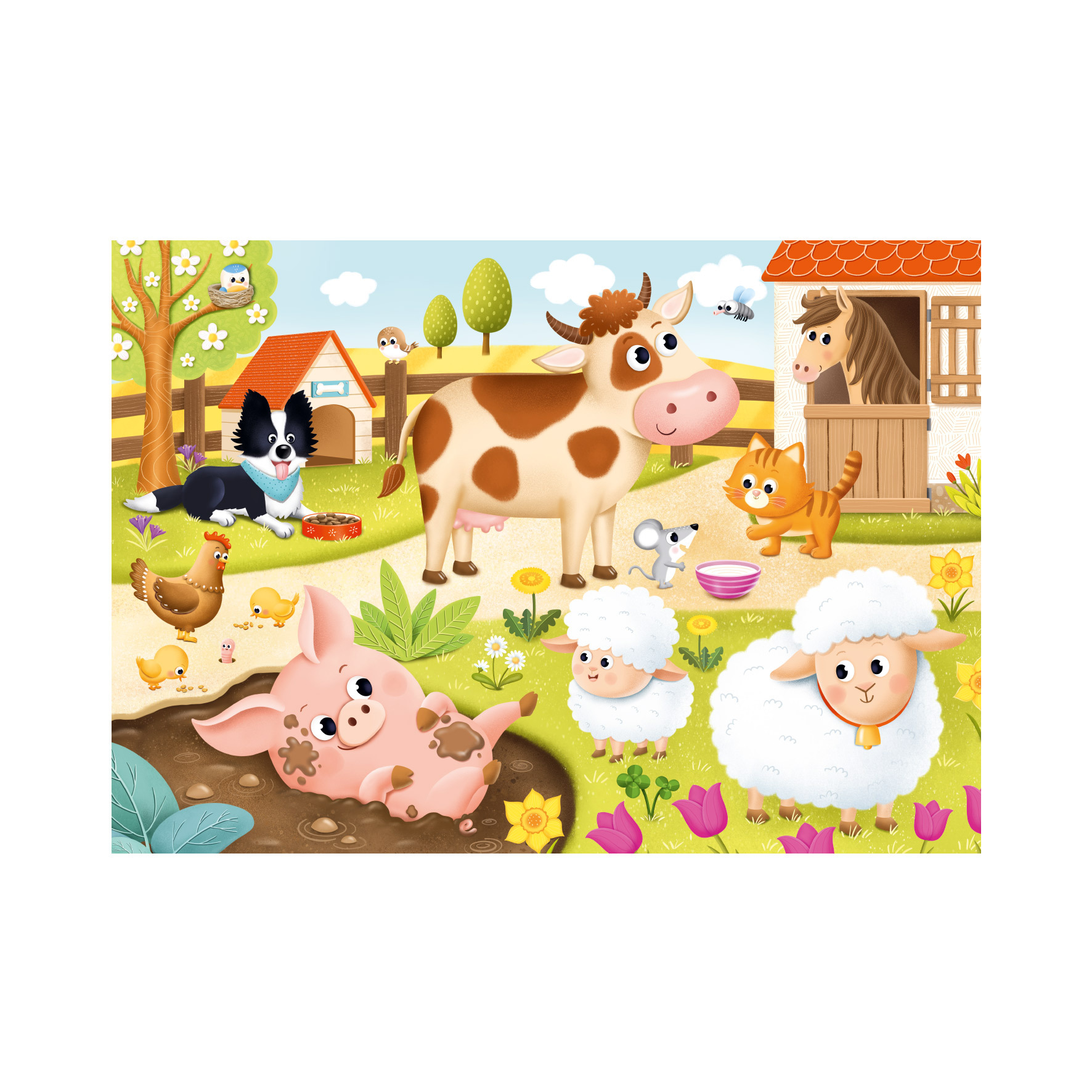 Dino První hraní: Domácí zvířátka 15 maxi Puzzle (obrázek 5)
