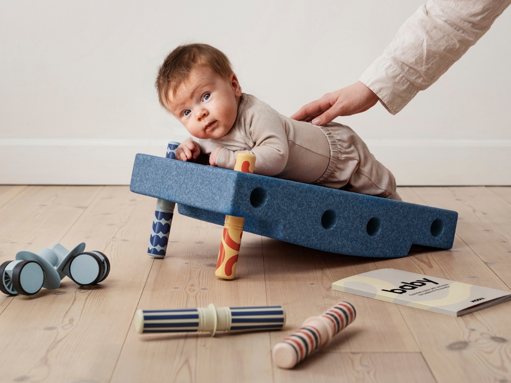 MODU bloky - Baby Activity set modrá/světle modrá (obrázek 2)