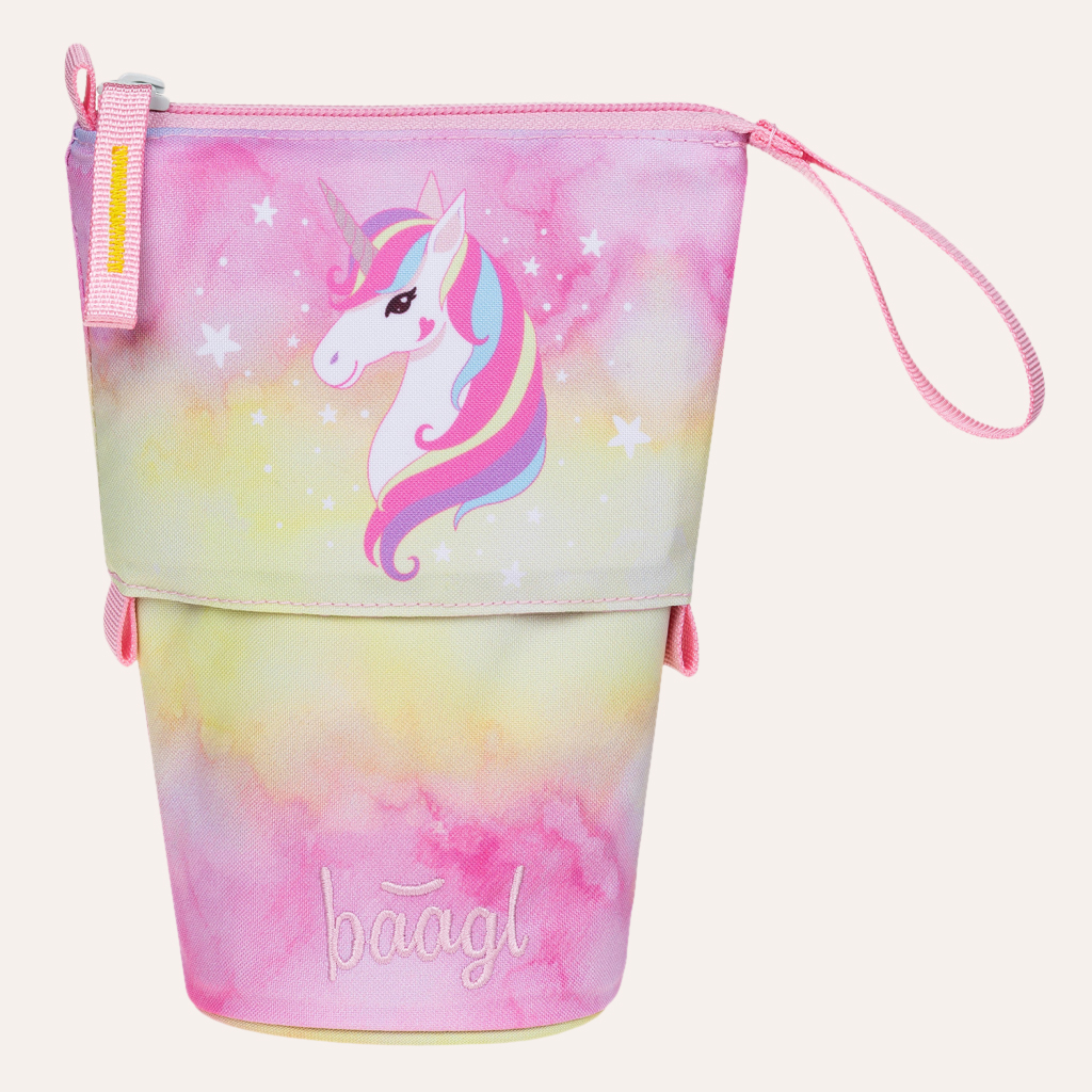 BAAGL Školní penál Pastelkovník Rainbow Unicorn