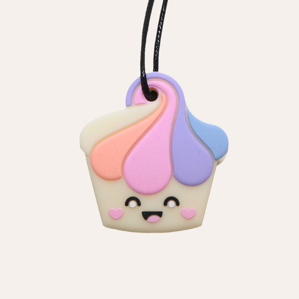 Jellystone Designs Uklidňující přívěsek Cupcake, pastelový