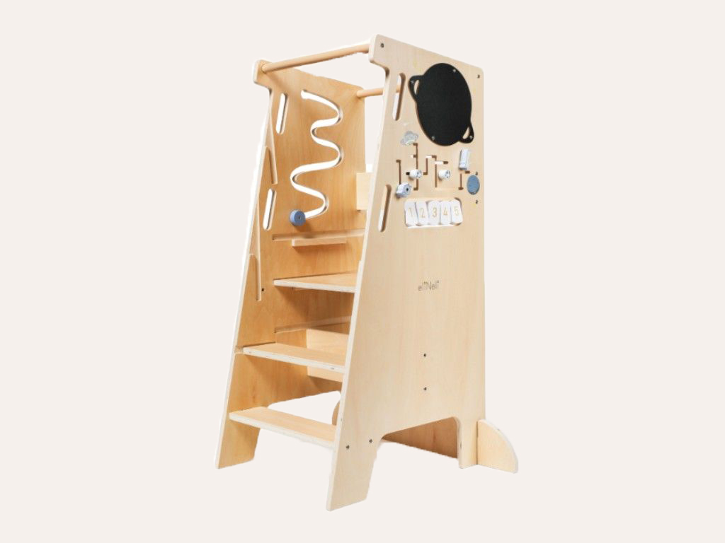 eliNeli Rostoucí učící věž edukativní 5v1 Play 90 cm - Vesmír - BAZAR