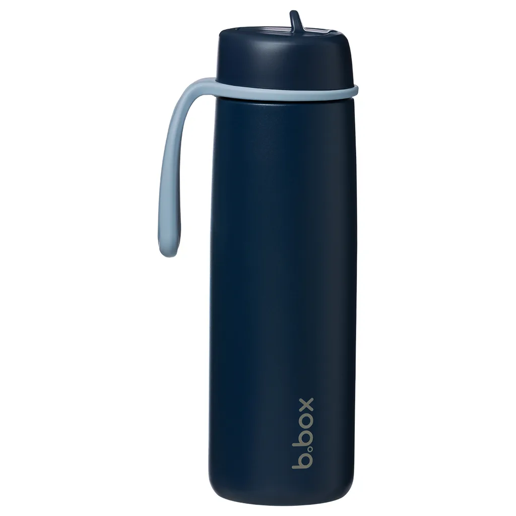 b.box Nerezová termolahev s brčkem 690 ml varianta: midnight