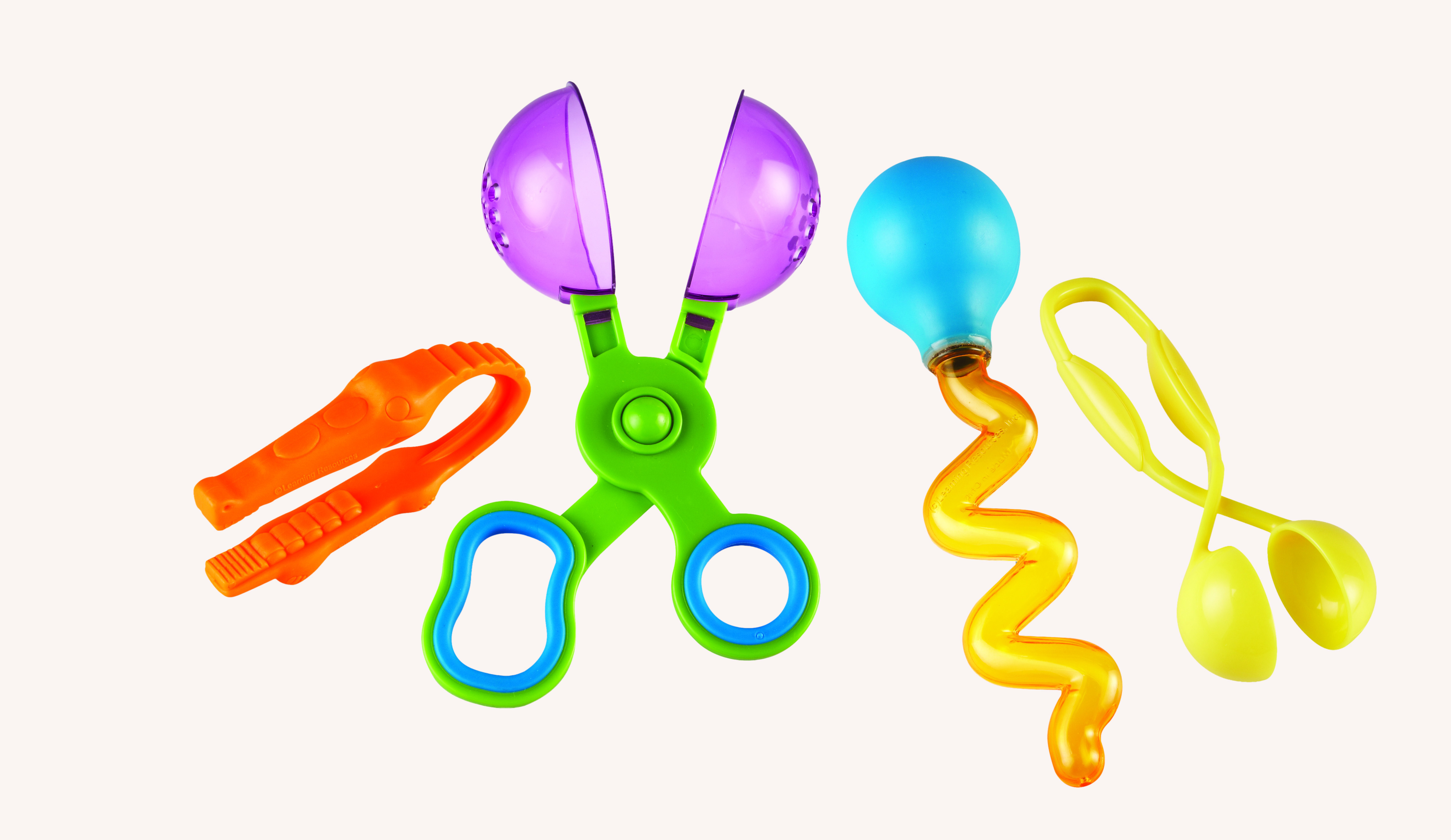 Learning Resources Sada nástrojů pro jemnou motoriku - Helping Hands - 4 ks