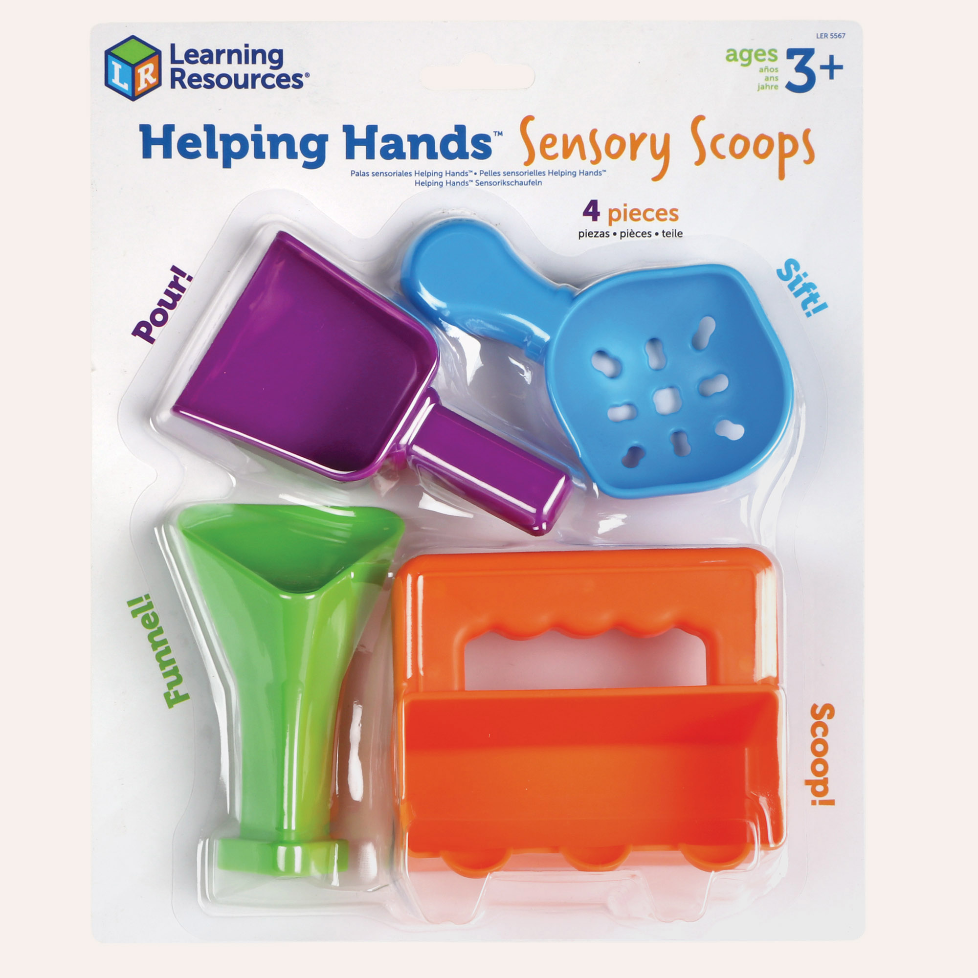 Learning Resources Senzorické odměrky Helping Hands™