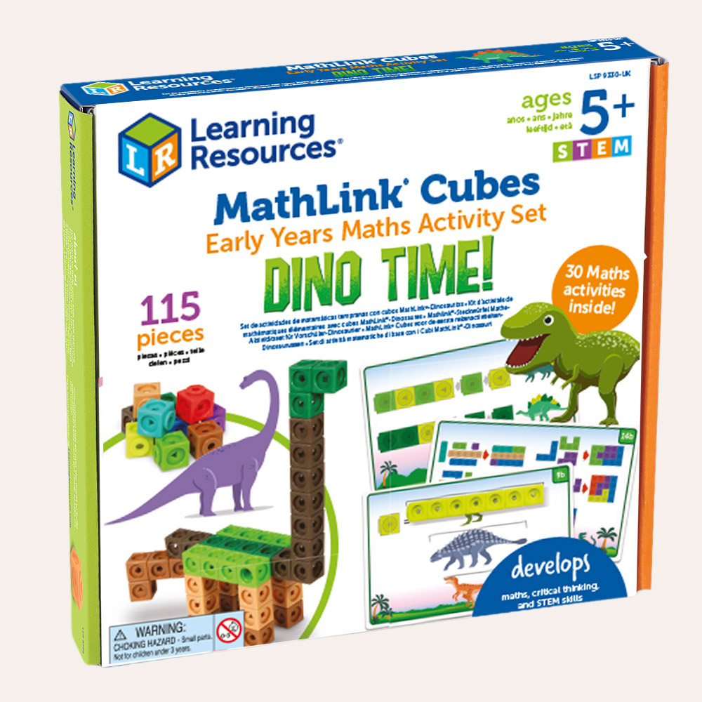 Learning Resources Sada aktivit pro rané matematické vzdělávání MathLink® Cubes – Dinosauři