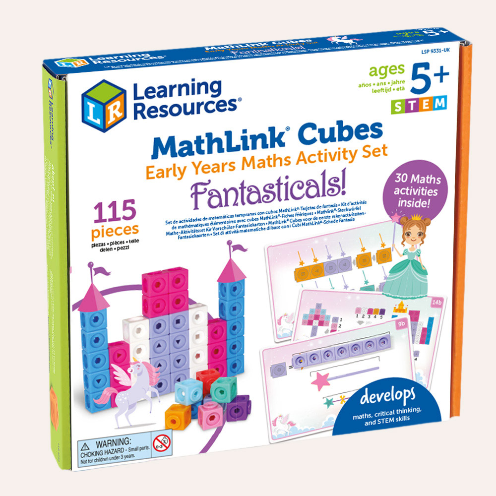 Learning Resources Sada aktivit pro rané matematické dovednosti MathLink® Cubes – Princezny