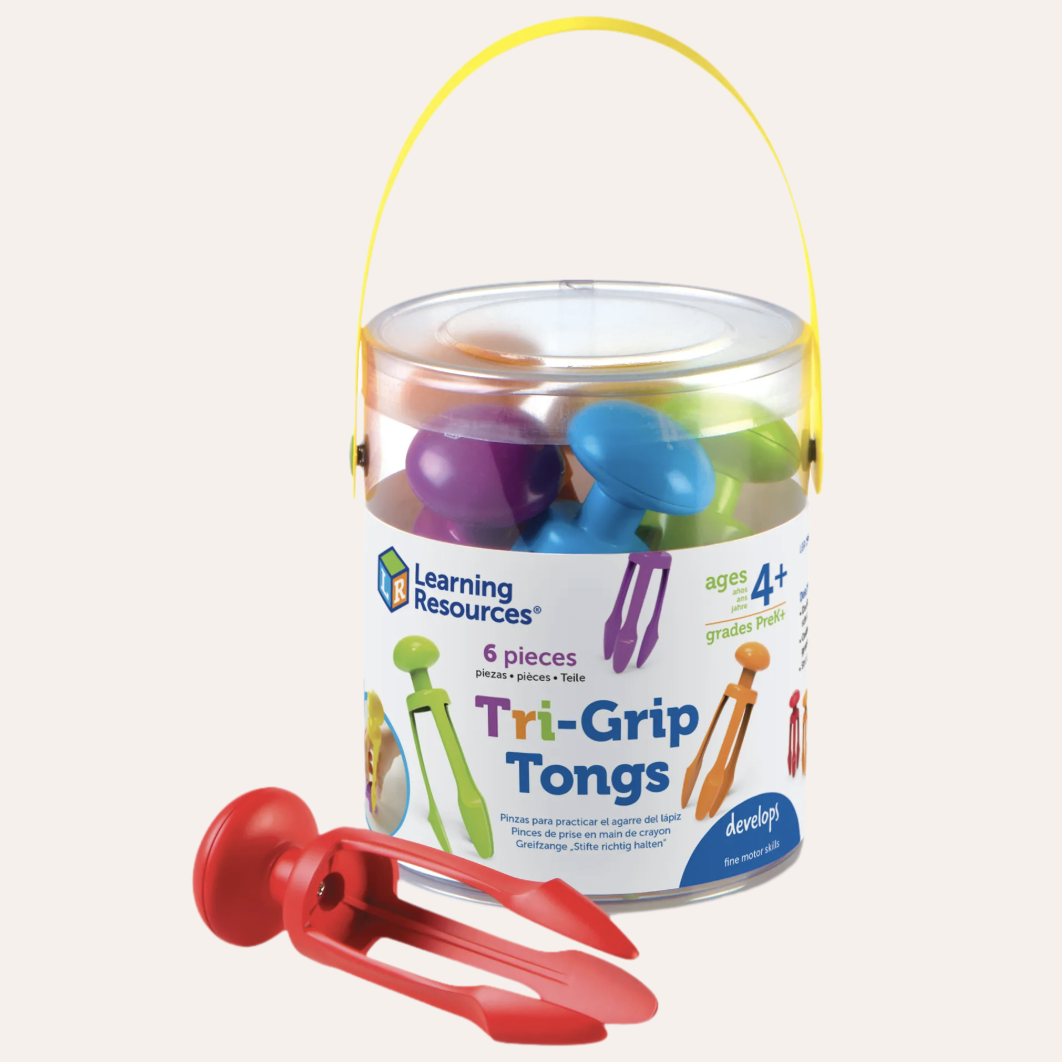 Learning Resources Senzorické kleštičky Tri-Grip – sada 6 ks