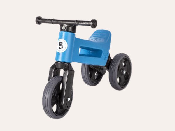 Odrážedlo FUNNY WHEELS Rider Sport modré 2v1 - BAZAR