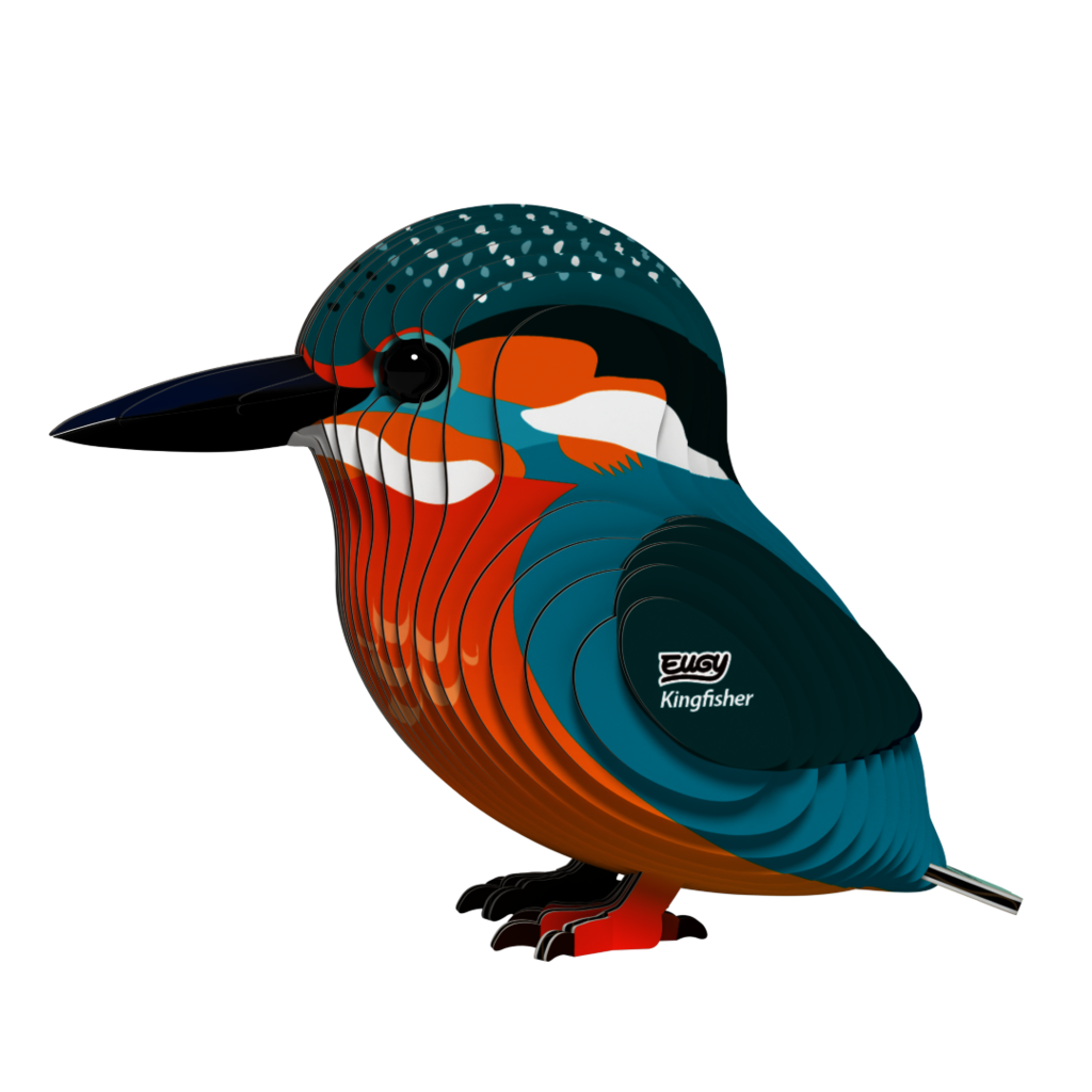 EUGY Ledňáček 3D kartonová skládačka