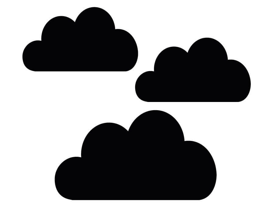 Česká výroba Dřevěná dekorace Mráčky (obrázek 3)