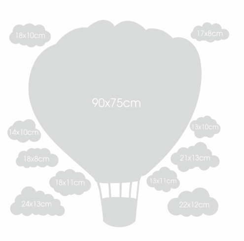 DEKORACJAN Samolepka na zeď - balón se jménem (obrázek 3)