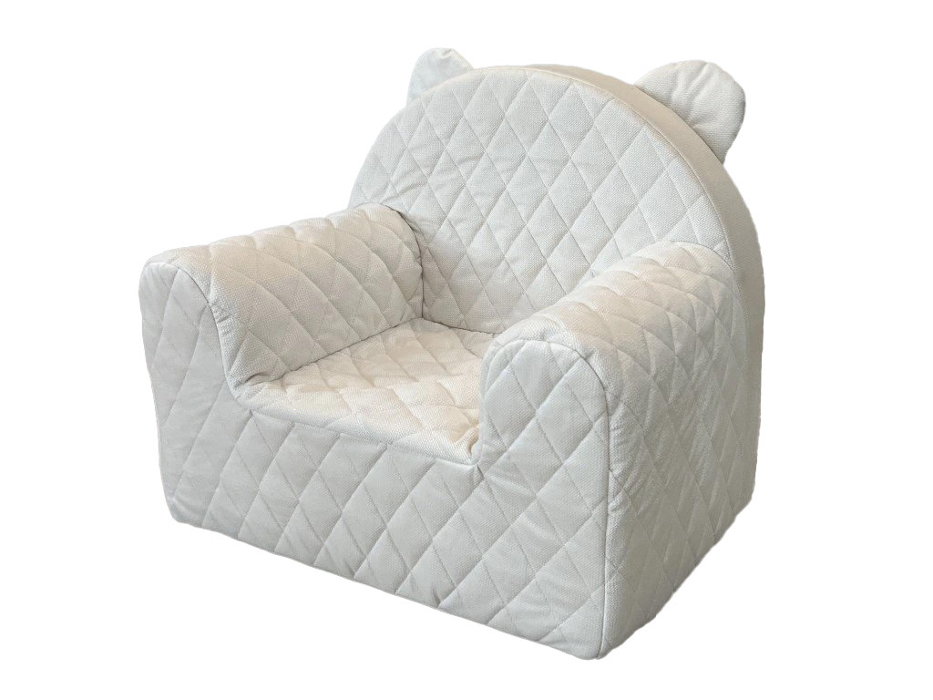 Babysteps Dětské křesílko Velvet barva: krémová