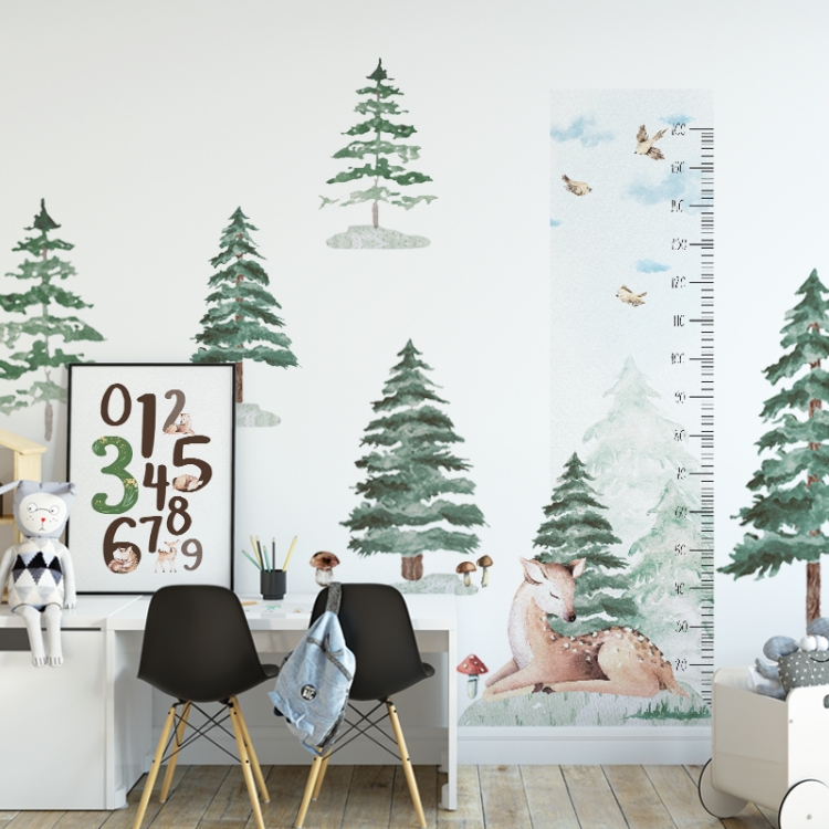 Yokodesign Nálepka na zeď – metr Srnečka