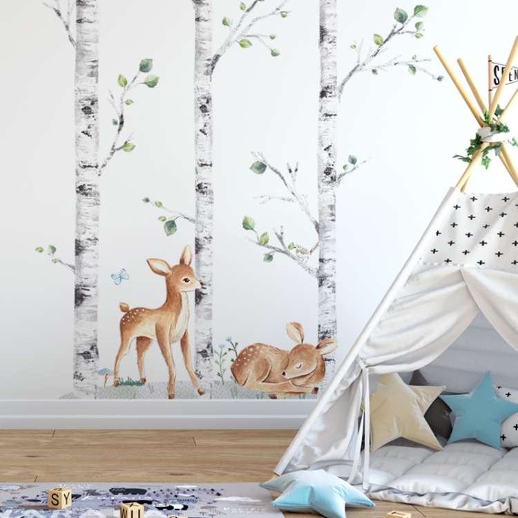 Yokodesign Nálepka na zeď – Koloušek IV barva: Modrá