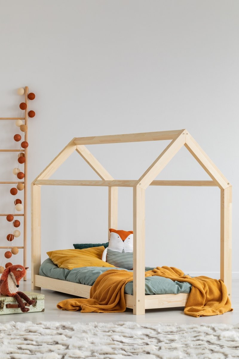 Akce postel domeček + ZDARMA rošt rozměr lůžka: 90 x 190 cm