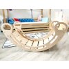 Montessori dřevěná multifunkční houpačka 100 cm max