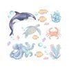 Samolepky na zeď - Zvířátka z oceánů II