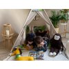 Teepee stan safari pro kluky i holky s originálními polštářky