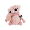 Plyšák maminka koala s miminkem růžový set