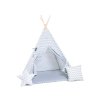 Set teepee stan cik cak bílý standard