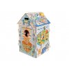 Activity board domeček - Pirát pastel (svítící s LED)